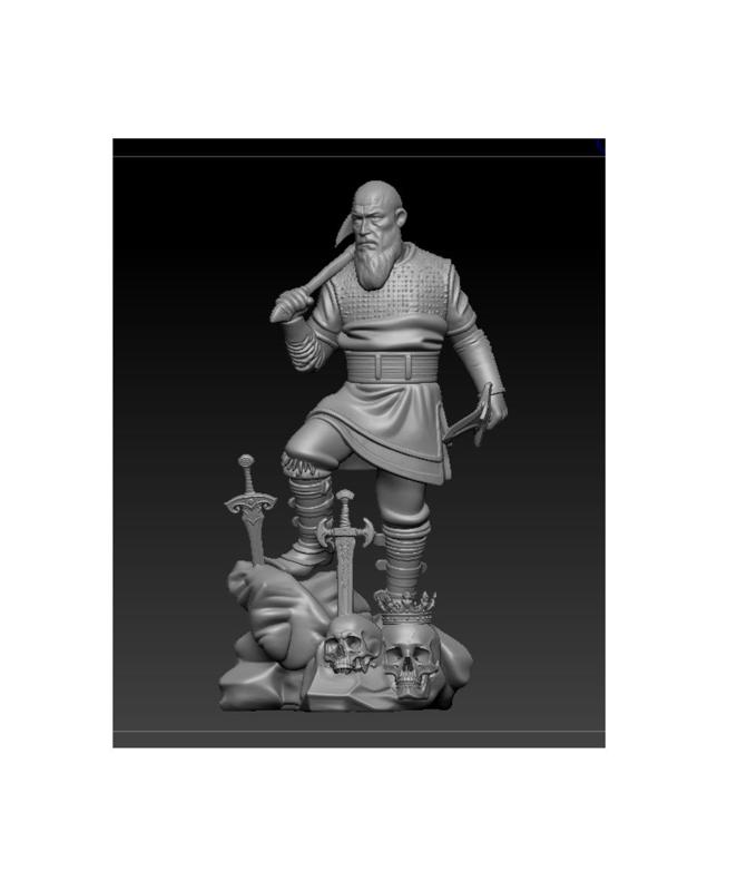 Ragnar Lothbrok Viking Warrior Statue