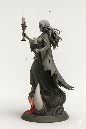 Gothic Vampire Lady – Painting Figure