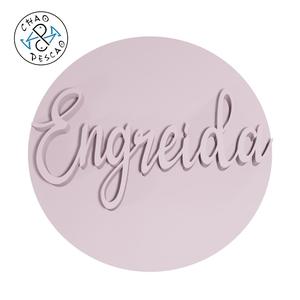 Engreída - Stamp (1) - Embossed + Debossed - Cookie Cutter - Fondant - Polymer Clay