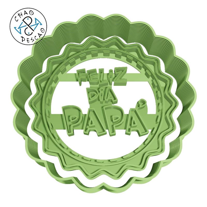 Feliz Día - Father´s Day - Cookie Cutter - Fondant - Polymer Clay