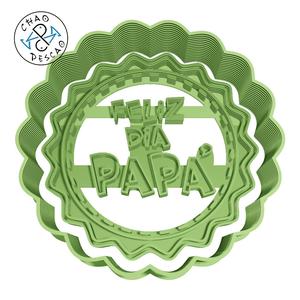 Feliz Día - Father´s Day - Cookie Cutter - Fondant - Polymer Clay