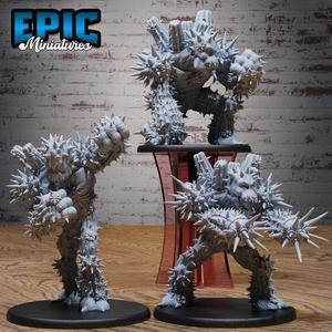 Cactus Golem Set / Plant Giant / Tall Humanoid Monster / Spine Creature / Native Steppe Beast / Desert Encounter