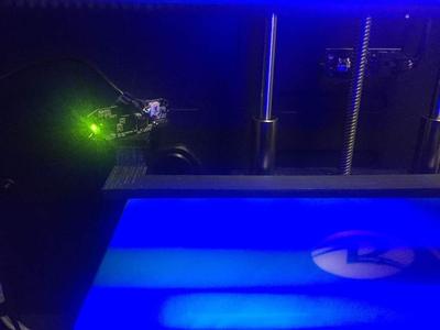 Bed level camera mount for QIDI/Flashforge Creator Pro/Makerbot clone.