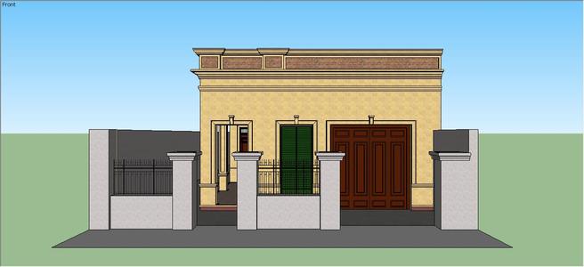 Casa Chorizo 3D Model - Historic Architecture for 3D Printing Casa Chorizo 3D Model - Historic Architecture for 3D Printing