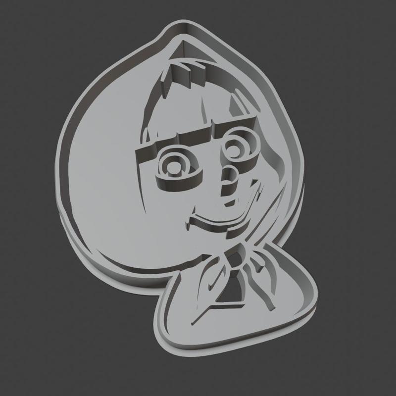 Masha Cookie Cutter - Printable 3D Model