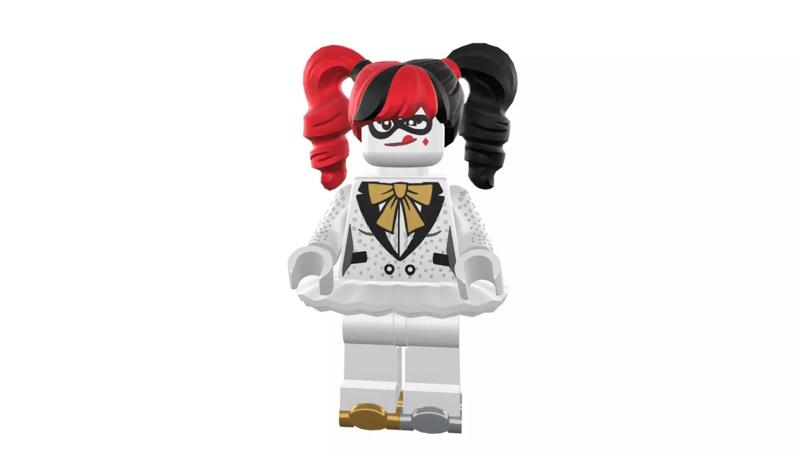 3D-print-Minifigure - 71020-1 Friends are Family Harley Quinn