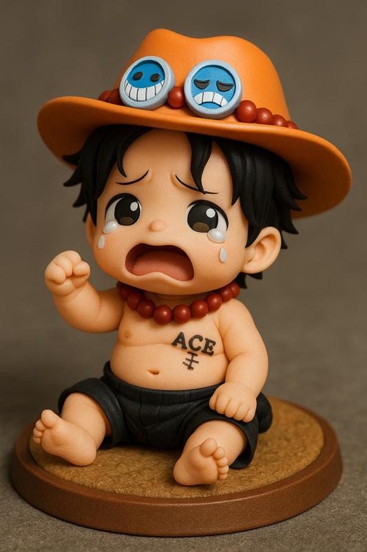 Baby Portgas D. Ace – Chibi Crying Version Figurine