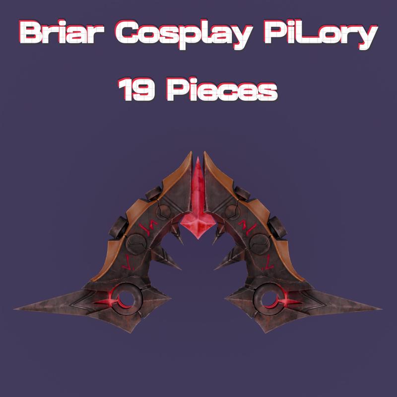 Briar Cosplay Pillory from League of Legends  3D Model