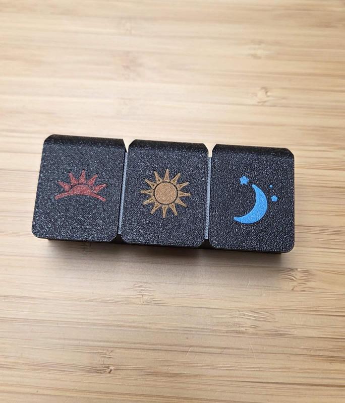 Daily Pill Organizer – Morning, Day & Evening | Visual Medicine Dispenser