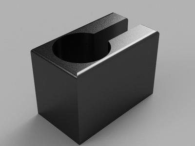 Vice Block for KIK Lock Cylinders