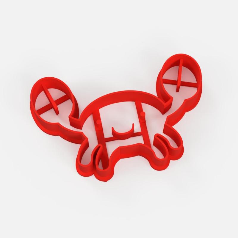 cutting crab cookie cutter