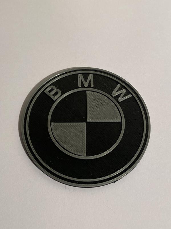 BMW badge for wheel chock