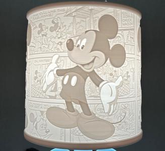 Mickey Disney lithophanie lampshade