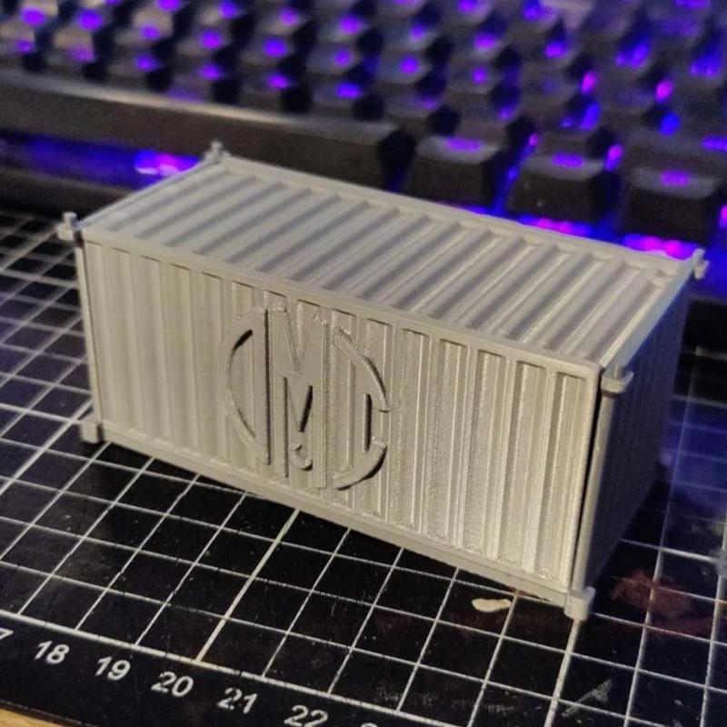 164 Garage Shipping Container - Dark Mode Industries - 1:64 Scale