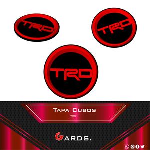 TRD Toyota hubcaps