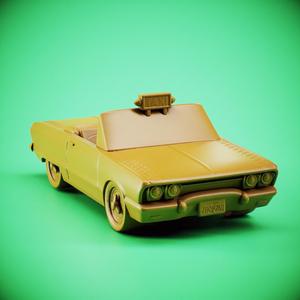 Video game car "Crazy Taxi" - Video game car "Crazy Taxi".