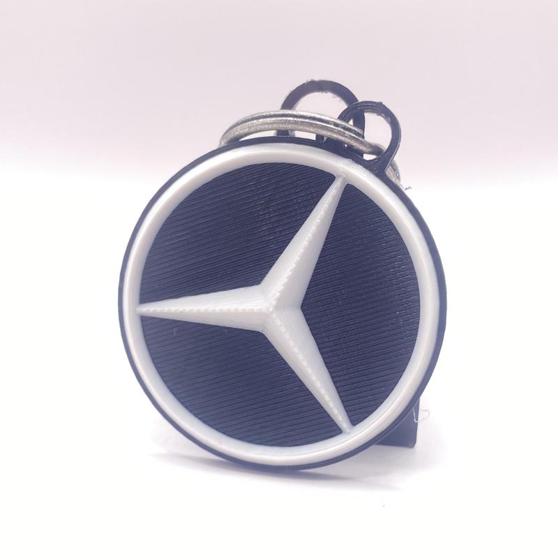Mercedes Benz Logo Keychain