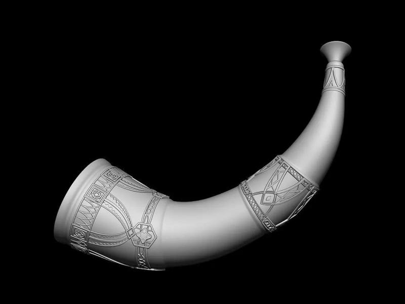 Horn of Boromir lord of the rings 3D DIGITAL DOWNLOAD FILE