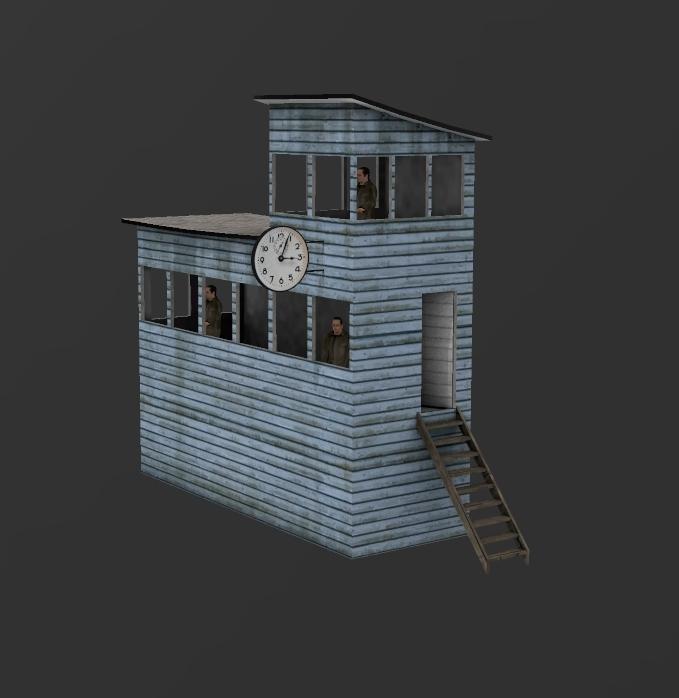 GUARD BOOTH FOR RACING CIRCUIT MODELS