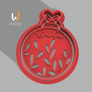 CHRISTMAS BALL COOKIE CUTTER - CHRISTMAS TREE ORNAMENT