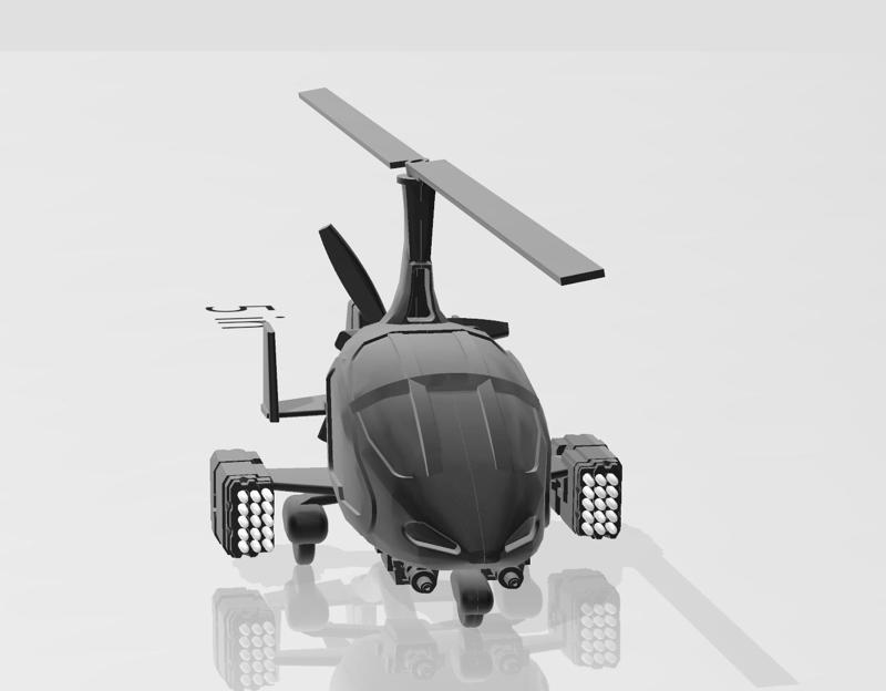 Crimson Skies Cavalon Autogyro