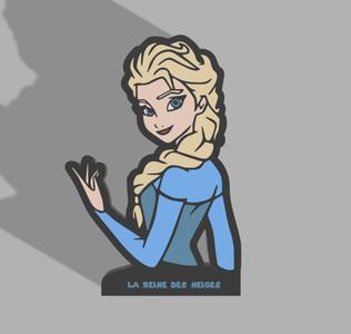 Snow Queen Lamp Elsa