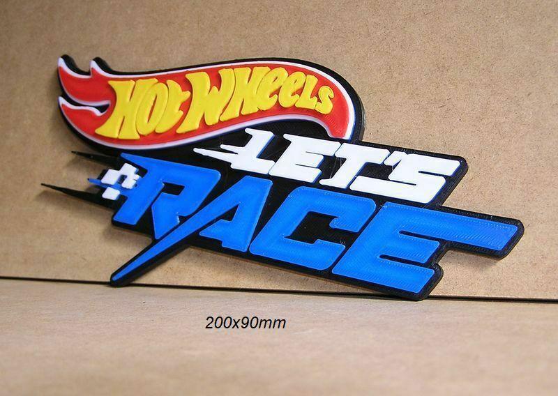 Hotwheels, Sign, Poster, Logo, Signboard, 3dprint, cars, automotive, racing, wheels, wheels