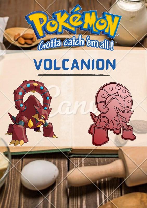 AMAZING POKEMON volcanion COOKIE CUTTER STAMP CAKE DECORATING