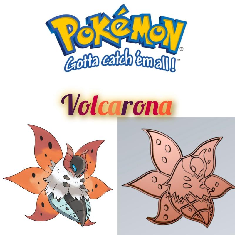 AMAZING POKEMON Volcarona COOKIE CUTTER STAMP CAKE DECORATING