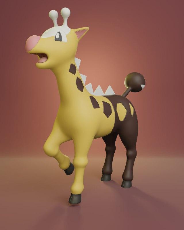 Pokemon - Girafarig