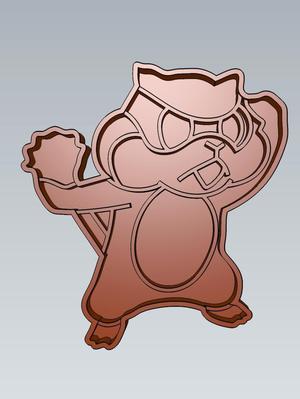 Amazing Pokemon Patrat Cookie Cutter Stamp Cake Decorating