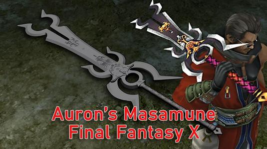 Auron Masamune Sword - Final Fantasy X