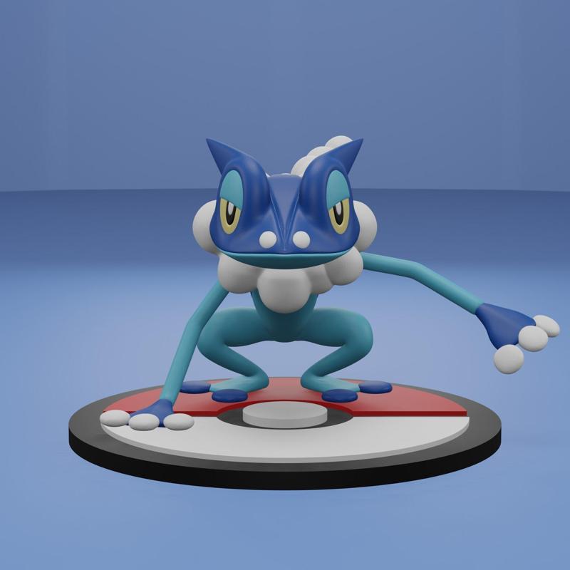 Pokemon No. 657 Frogadier