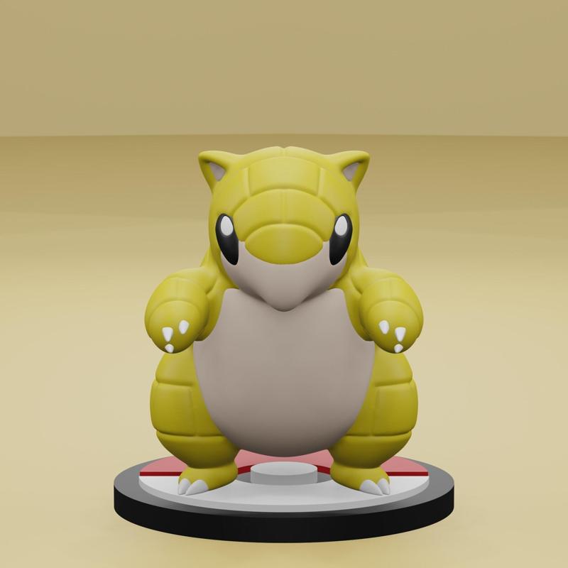 Pokemon No. 027 Sandshrew
