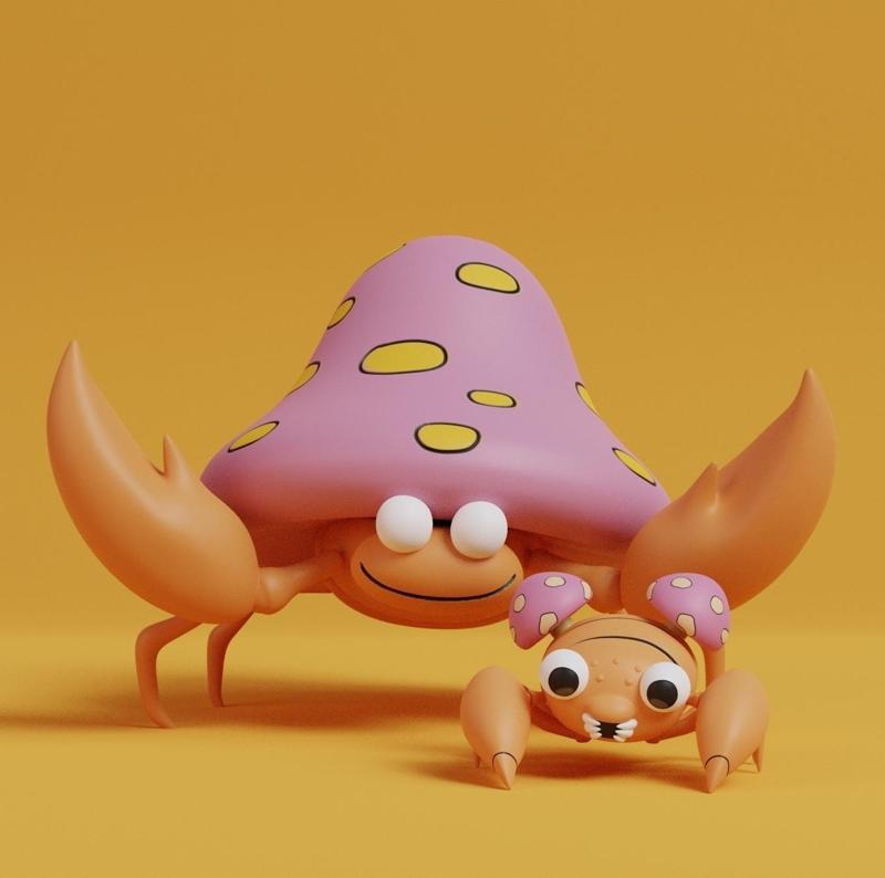 Pokemon - Paras and Parasect with 2 poses