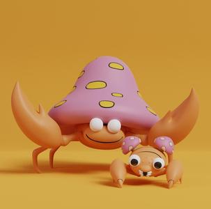 Pokemon - Paras and Parasect with 2 poses