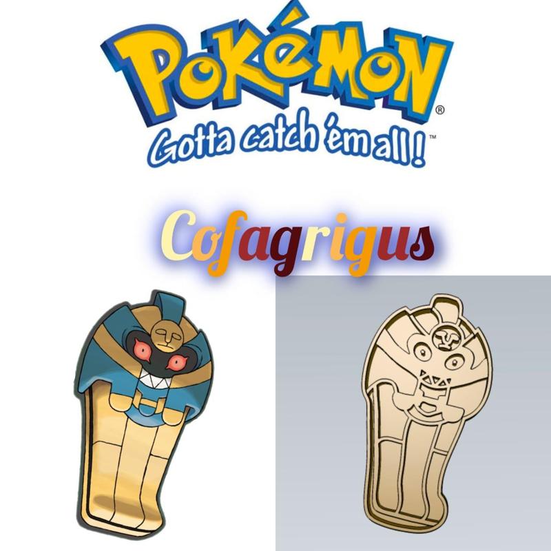 AMAZING POKEMON cofagrigus COOKIE CUTTER STAMP CAKE DECORATING