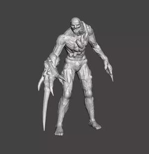 RE PROTO TYRANT 001 MONSTER MINIATURE MODEL HORROR FANTASY RPG