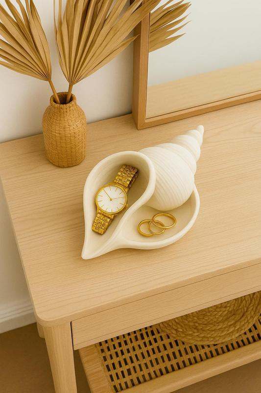 Seashell Jewelry Tray catchall bowl entry