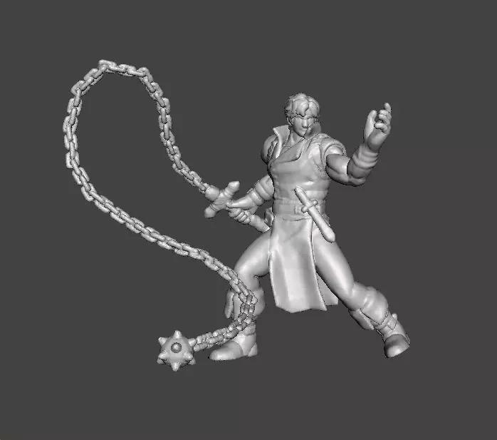 RICHTER BELMONT CASTLEVANIA MINIATURE MODEL FANTASY HORROR RPG