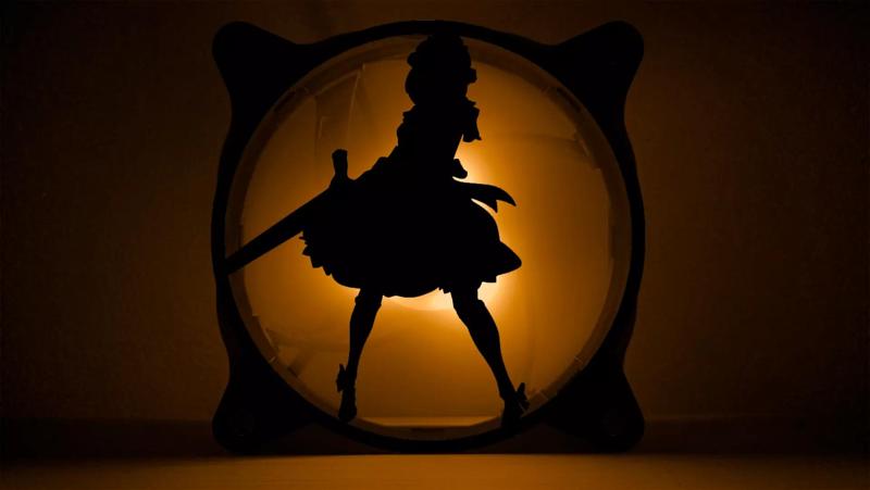 Genshin Impact Noelle PC fan cover