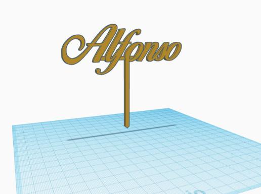 Cake Topper ALFONSO
