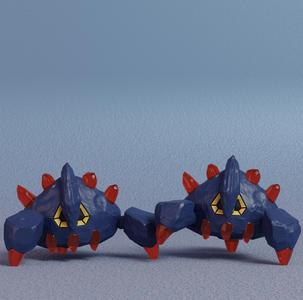 Pokemon - Boldore with 2 poses