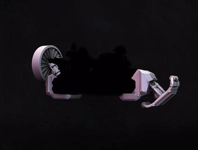 Marine bike conversion kit for hover bike