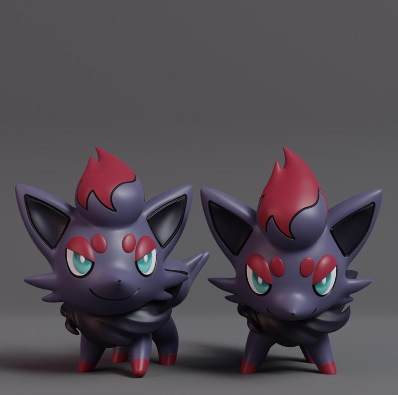 Pokemon - Zorua with 2 poses