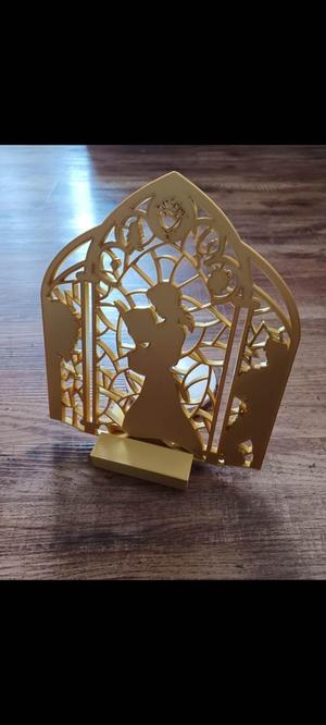 Beauty and the Beast Decor Centerpiece Wedding Bridal Shower  Birthday or Home Decor