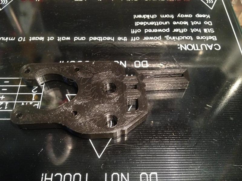 Y Axis Motor Mount + Makerbot Endstop Mount in 1