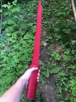 Retractable Curved Katana Sword "Dragon Fang"