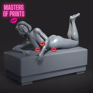 sexy pose - NSFW - EROTIC MINIATURE 75 MM SCALE