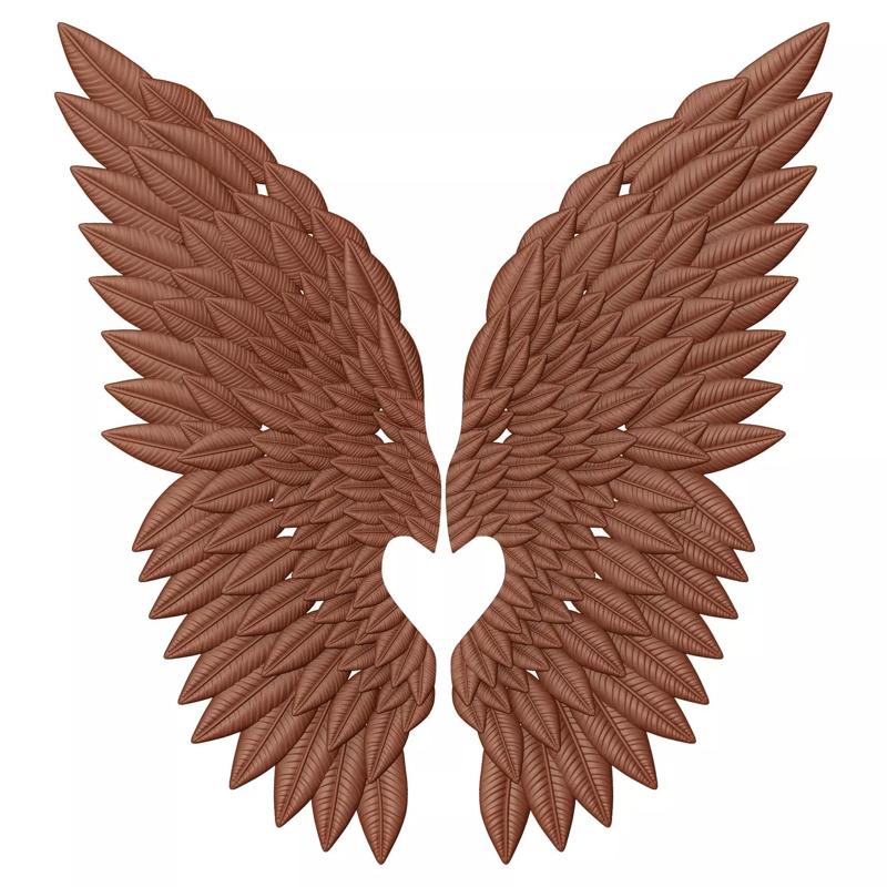 Wings Mural -relief CNC